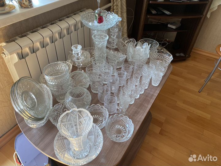 Хрустальная посуда СССР