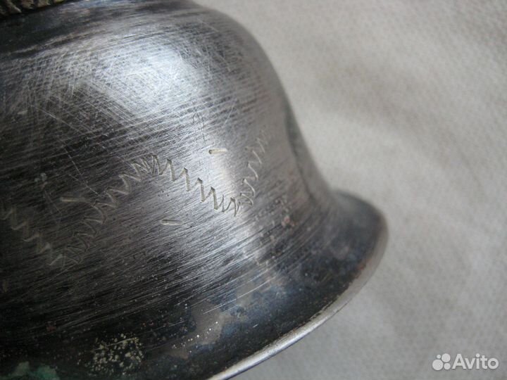 Подсвечник переносной с ручкой. Старинный