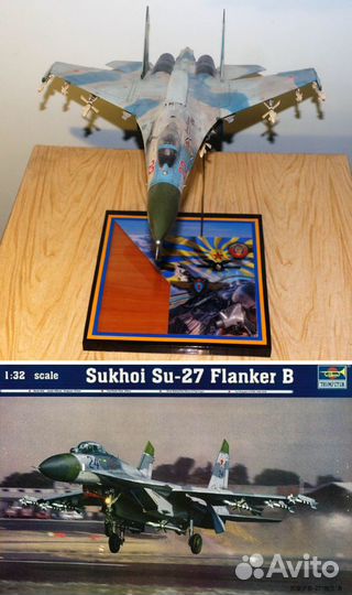 Демонстрационная модель самолёта Су-27