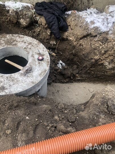 Прокладка водопровода и канализации