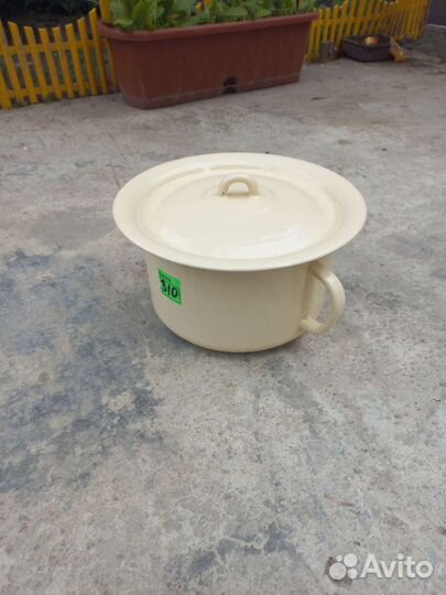 Горшок ночной эмалированный