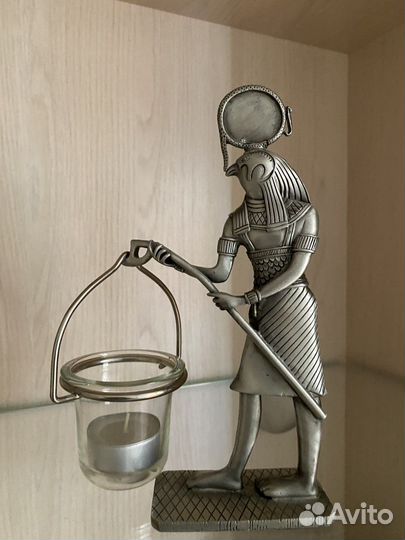 Египетский подсвечник из тяжелого металла