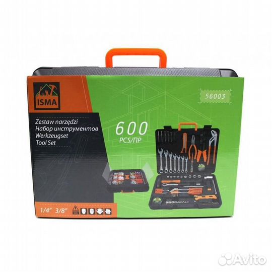 Набор инструментов 600 пр.1/4'' 3/8