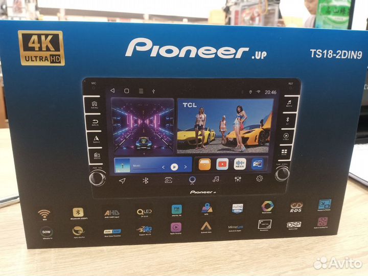 Android магнитола 6+128Gb Pioneer TS18-2D 10