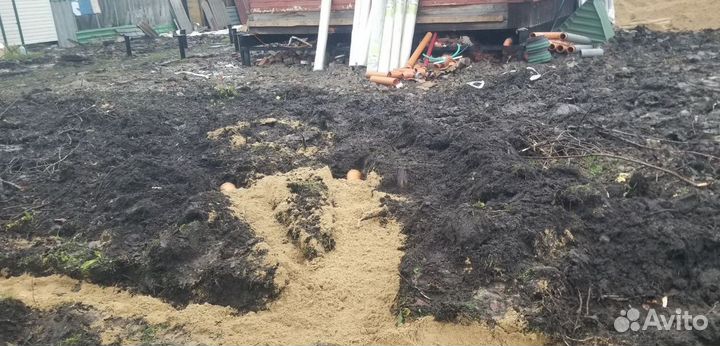 Дренаж участка, ливневка, отмостка