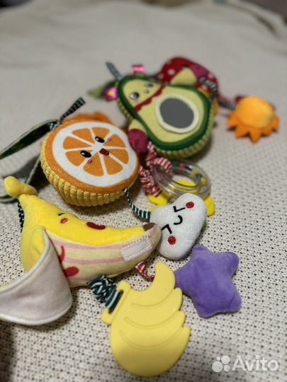 Игрушки-погремушки подвесные