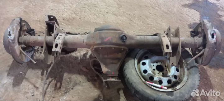 Задний мост в сборе передаточным числом 4.9Pajero