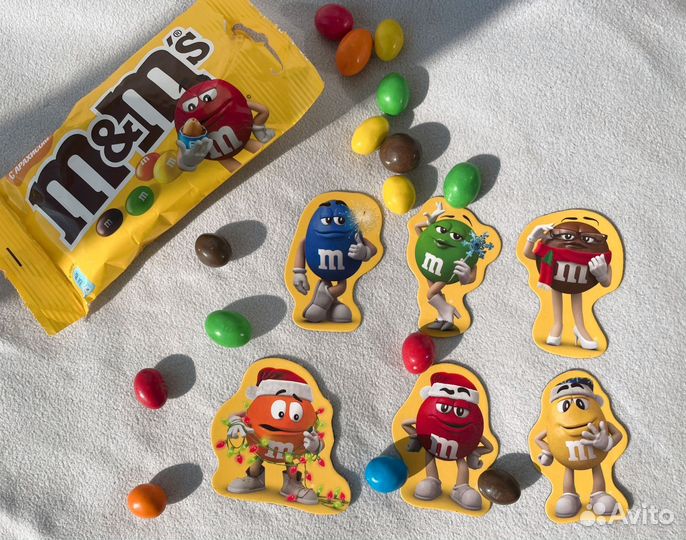 Магниты на холодильник m&m's новые