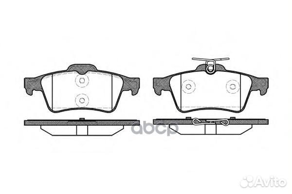 842 20 колодки дисковые з. Saab 9-3, Opel Vec