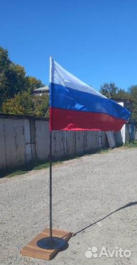 Протокольный флаг, подставка