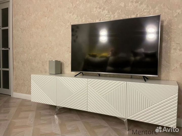 Тумба тв Bravo в белом цвете