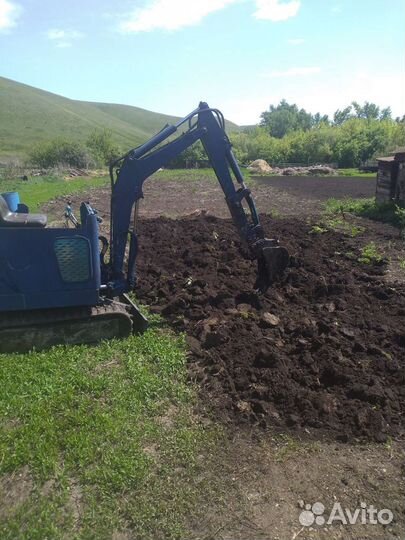 Экскаватор погрузчик мини экскаватор-ямобур