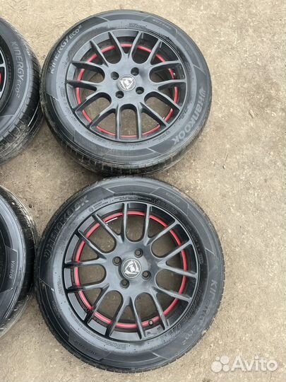 Колеса r15 летние в сборе рио, салярис 4/100