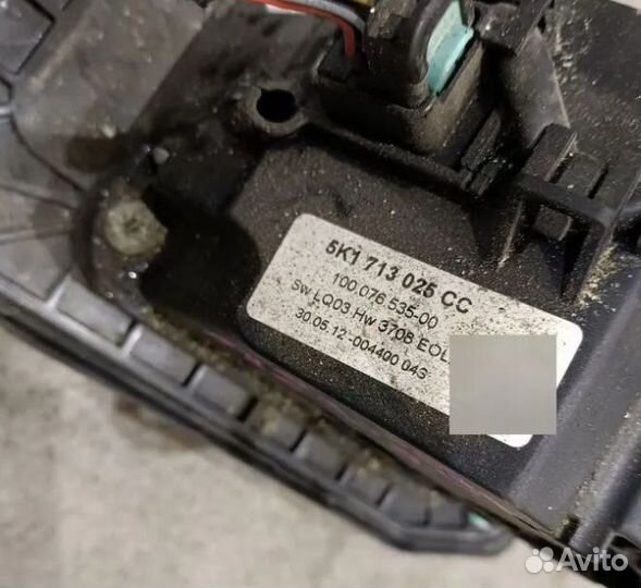 Селектор АКПП в сборе для 1.6 BSE Skoda Octavia A5