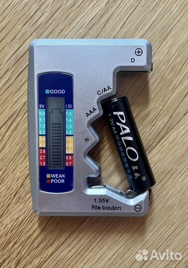 Тестер для батареек