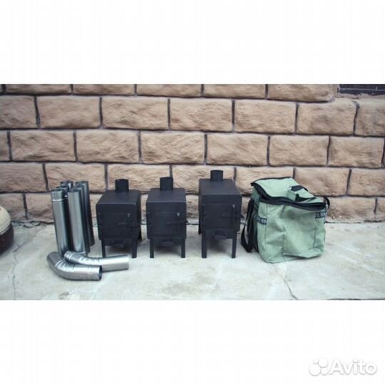 Печка в палатку на дровах