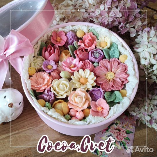 Шоколадные цветы розы