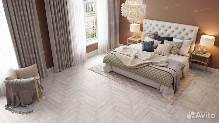 Виниловый Ламинат Alpine Floor Parquet Light Голуб