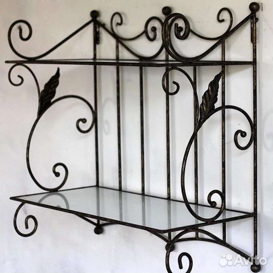 Кованый стеллаж №3