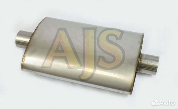 Бочка выхлопная AJS ES овальная тихая