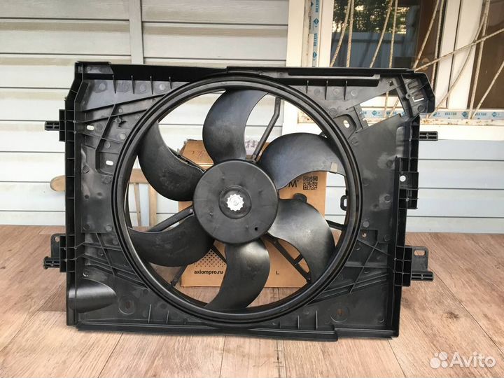 Диффузор с вентилятором renault logan LADA vesta