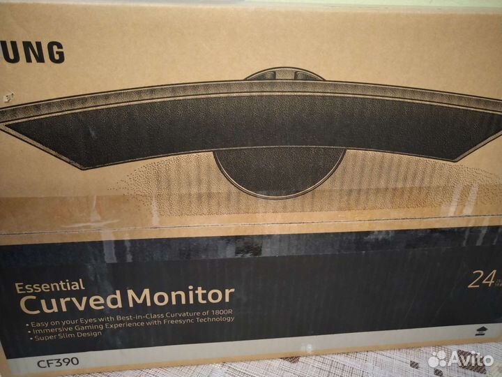 Новый монитор samsung c24f390fhi 24 дюйма