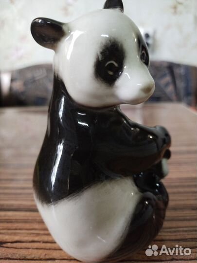 Статуэтка фарфор лфз панда, штоф-графин, кружка