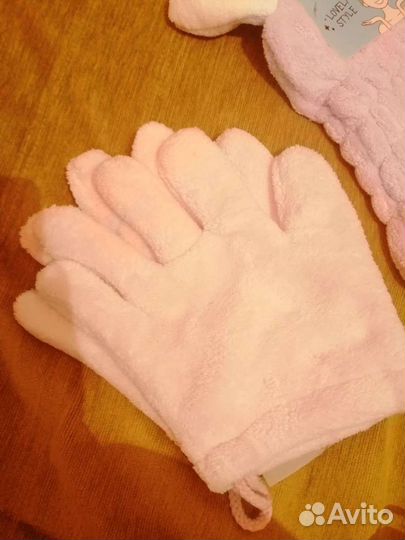 Шапочка для сушки волос. Перчатки для сушки волос