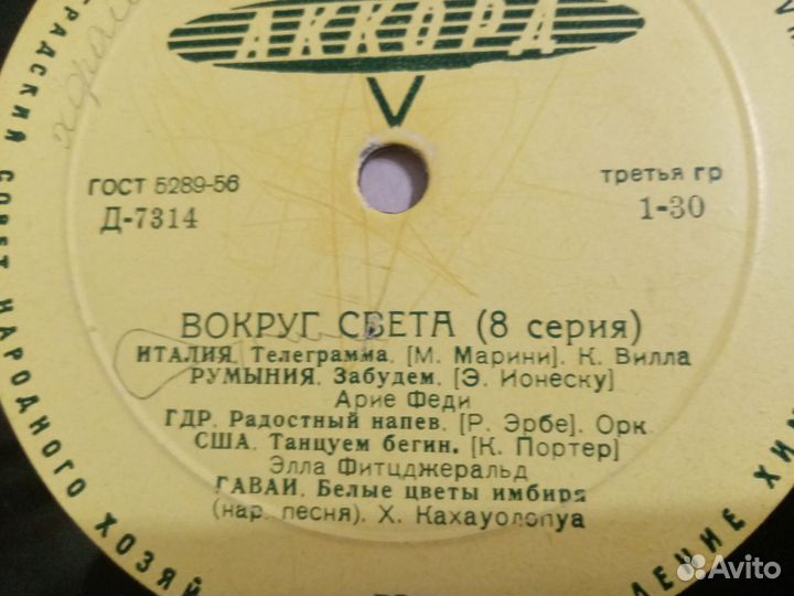 Пластинки СССР