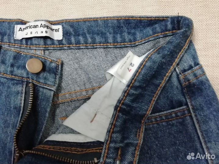 Джинсовые шорты American apparel 27 р-р