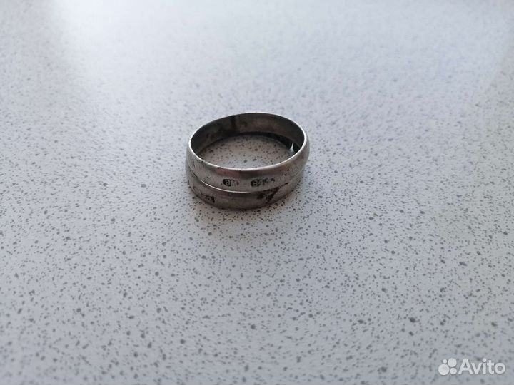 Кольца серебро обручальное