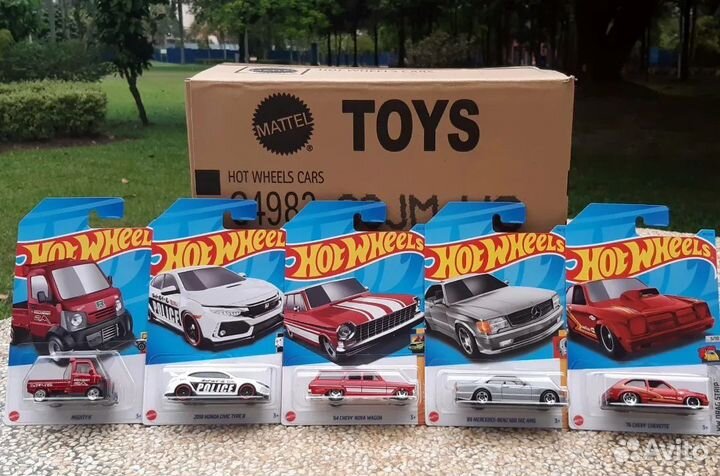 Оригинальная Коробка Hot Wheels 72 Cars M Case 23