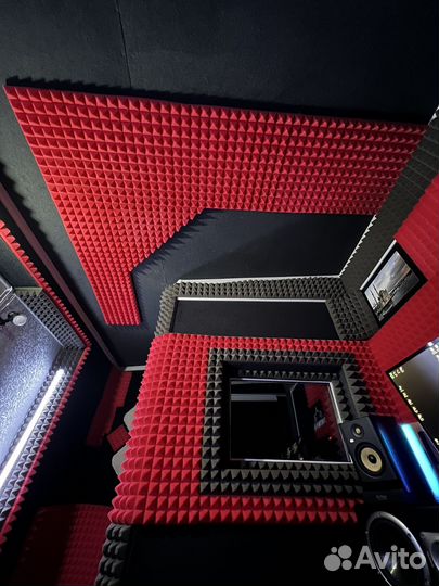 Акустический поролон пирамида