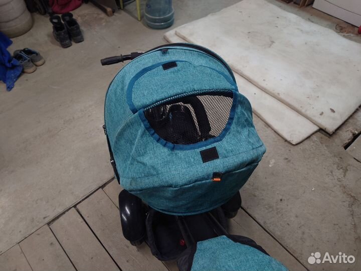 Детский велосипед трехколесный с ручкой