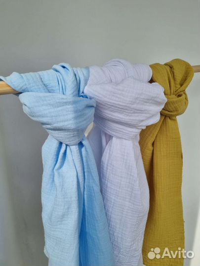 Муслин 2х слойный жатый ткань отрез