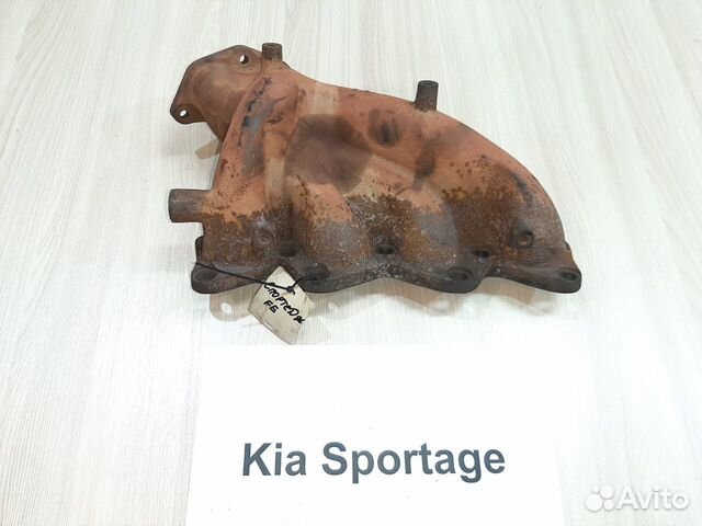 Коллектор выпускной 2.0 б. Kia Sportage-1, 2003г