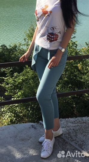 Брюки летние укороченные