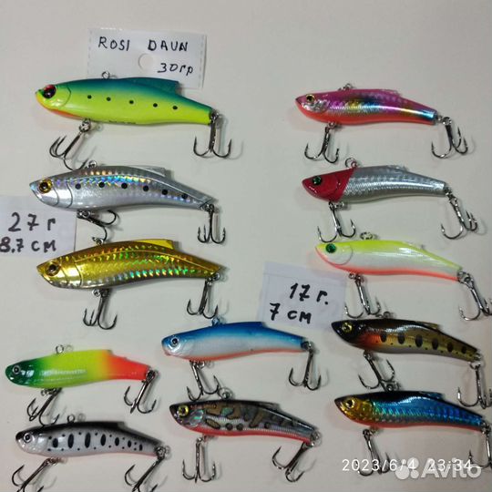 Воблеры новые