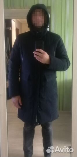 Пуховик мужской длинный