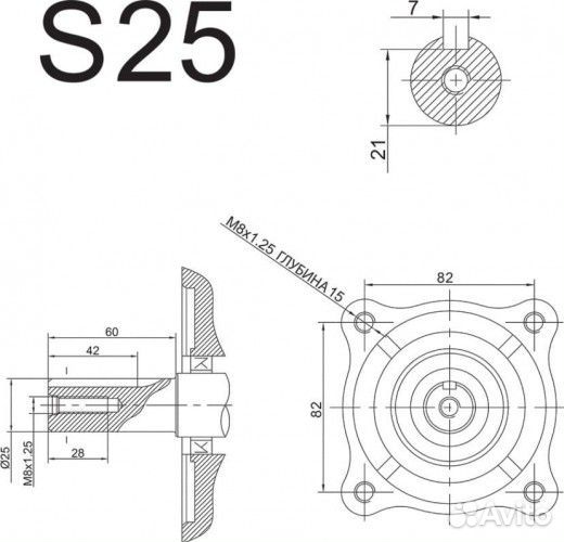 Бензиновый двигатель DDE E1500-S25 794-692