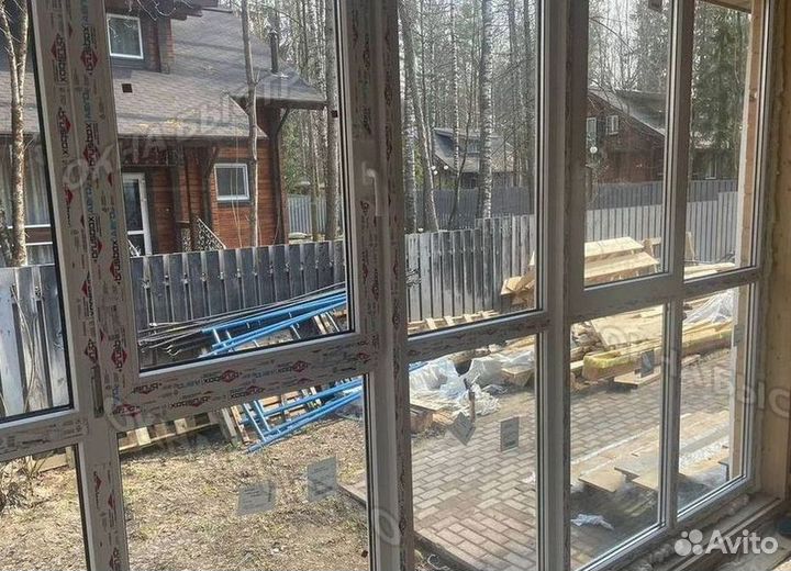 Пластиковый балкон с установкой