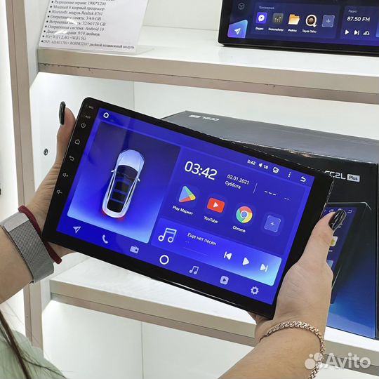 Магнитола Teyes 9’’ на Hyundai Solaris 1