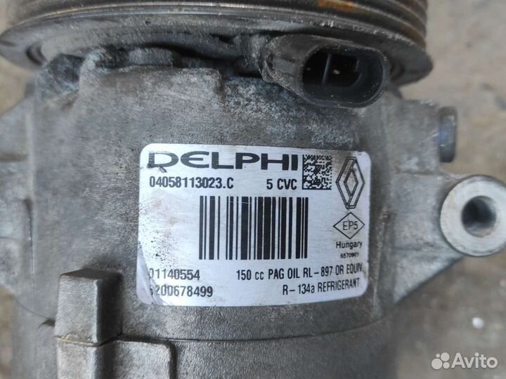 Компрессор кондиционера Renault Scenic 2 1.9