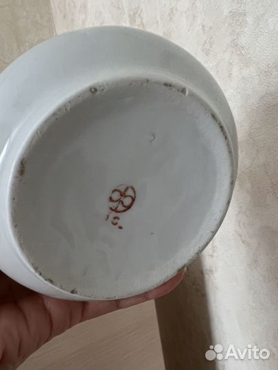 Ваза винтаж с крышкой