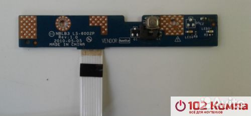 Плата кнопки включения DNS 0123999 p/n: LS-6002P