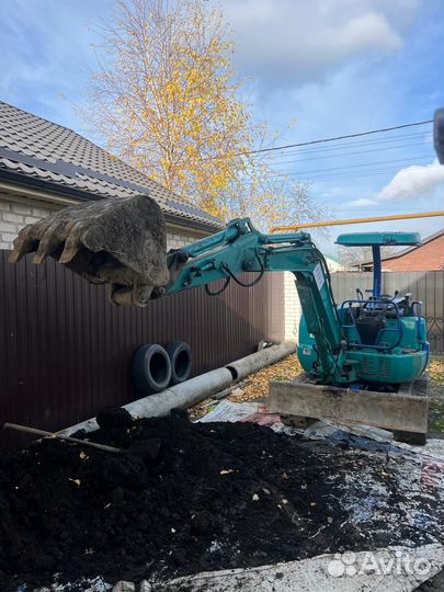 Услуги мини-эксковатора