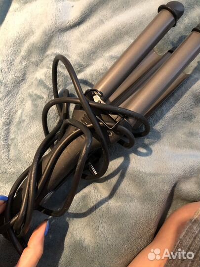 Плойка тройная для волос