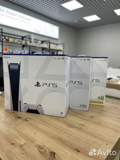 Игровая приставка Sony Playstation 5 с дисководом