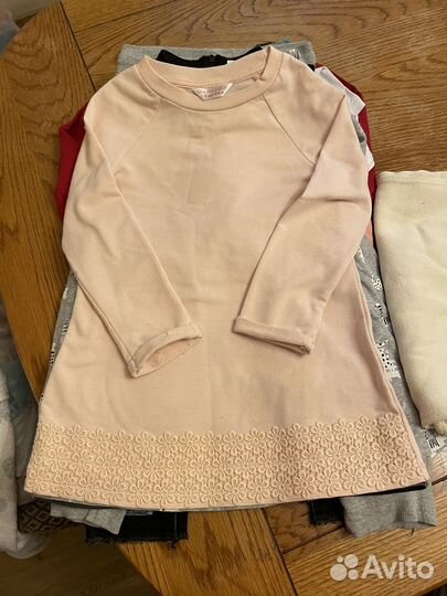 Вещи пакетом на девочку 104 110