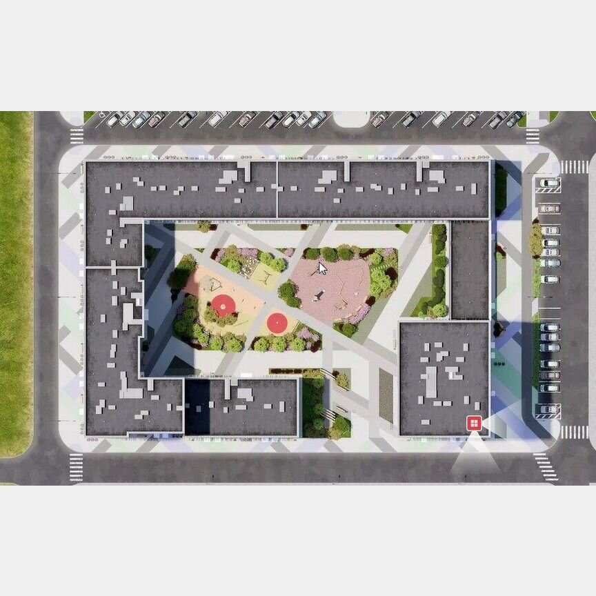 2-к. квартира, 53,1 м², 8/19 эт.